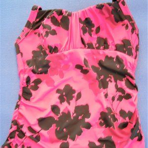 Flowered Tankini Top